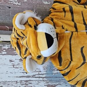 Michley Halloween SoSoft Hooded Infant Tiger Suit  Fit-Full Crotch Zip